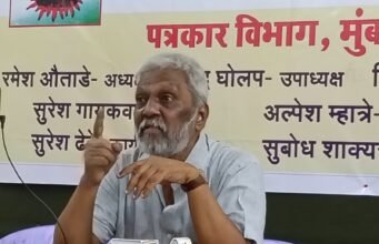 मुक्त तसेच ई वेबसाईट व ई पेपर वर काम करणाऱ्या पत्रकारांना दहा हजार रुपये शासनाने द्यावे – सुभाष देसाई यांची मागणी