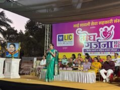 एल आय सी प्रस्तुत “मेघगर्जना महिला क्रिकेट सामन्याला उत्स्फूर्त प्रतिसाद